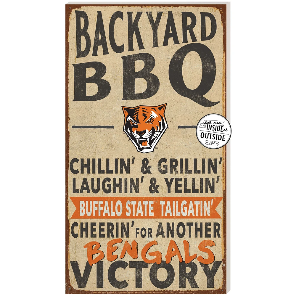 Buffalo State Bengals 11'' x 20'' Indoor/Outdoor BBQ Sign