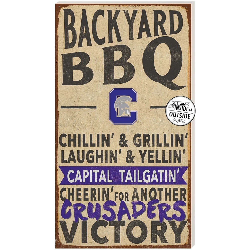 Capital University Comets 11'' x 20'' Indoor/Outdoor BBQ Sign
