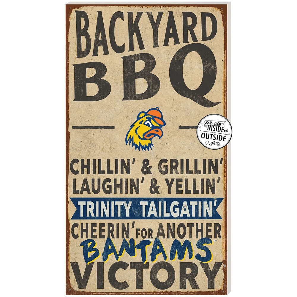 Trinity Bantams 11'' x 20'' Indoor/Outdoor BBQ Sign