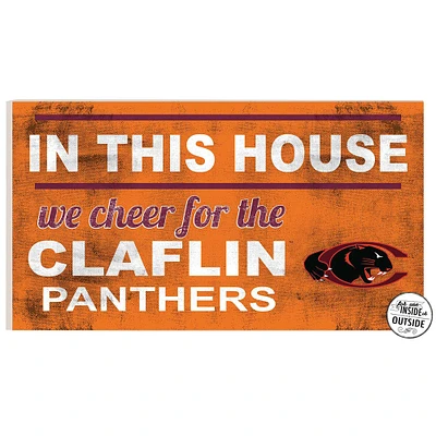 Claflin Panthers 11" x 20" Indoor/Outdoor In This House Sign