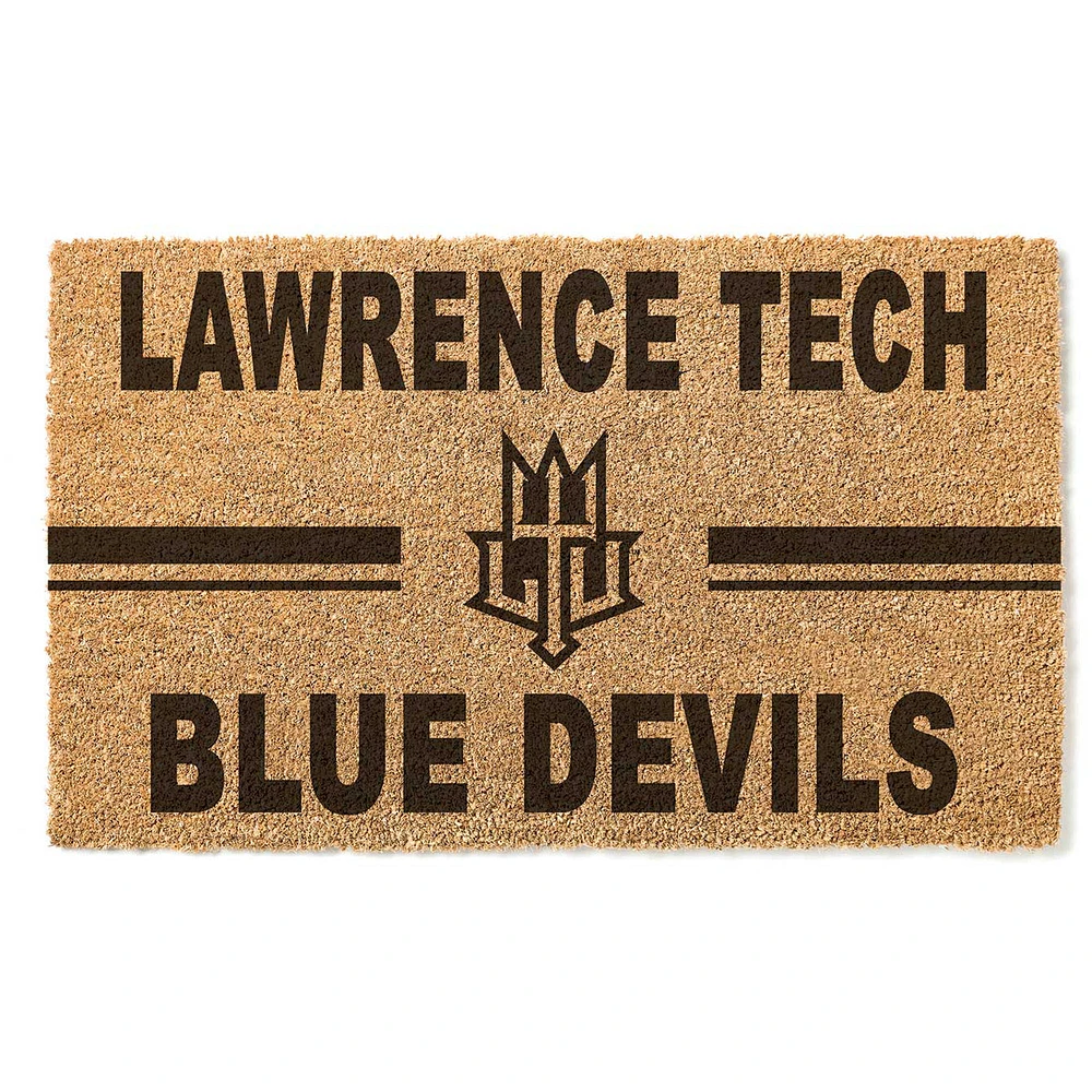 Lawrence Technological University Blue Devils 18" x 30" Team Logo Doormat