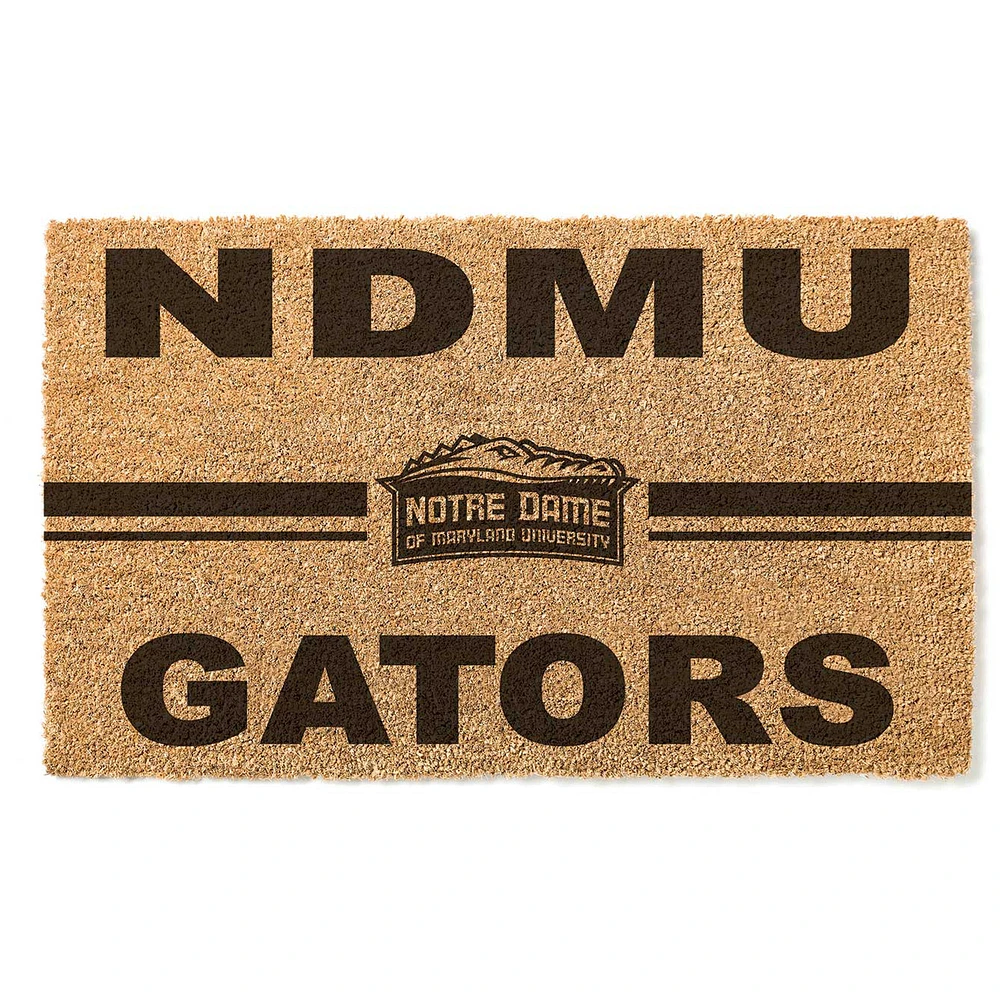 Notre Dame of Maryland Gators 18" x 30" Team Logo Doormat