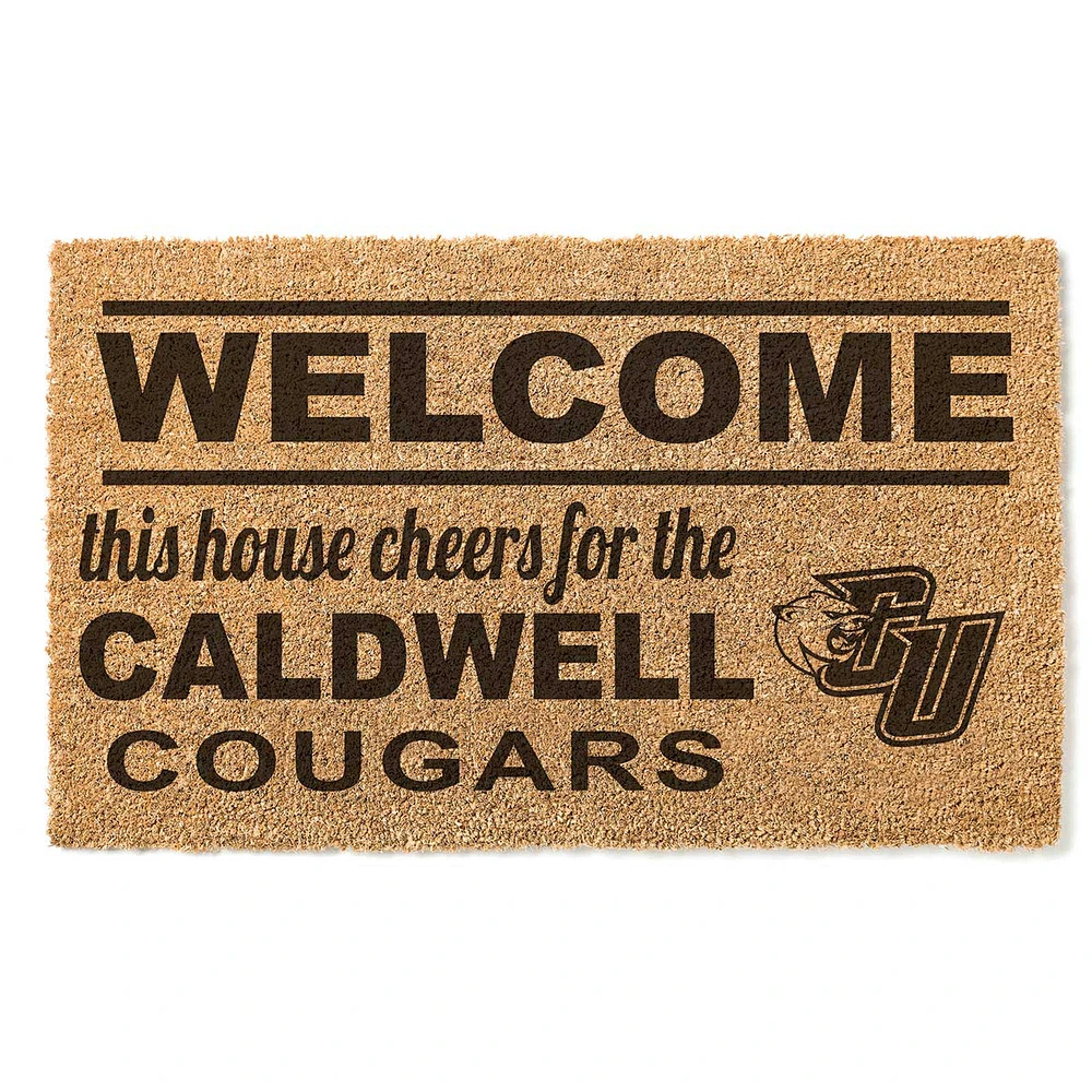 Caldwell Cougars 18" x 30" Welcome Doormat