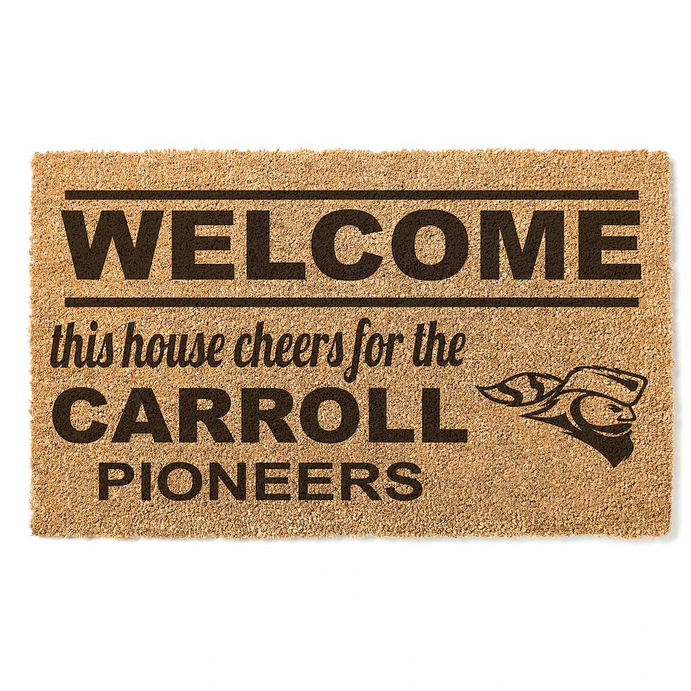 Carroll University Pioneers 18" x 30" Welcome Doormat