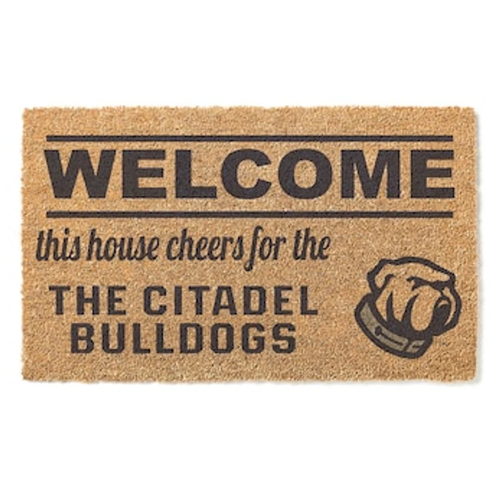 Citadel Bulldogs 18" x 30" Welcome Doormat