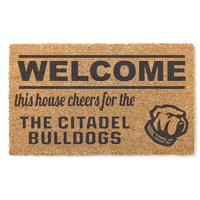Citadel Bulldogs 18" x 30" Welcome Doormat