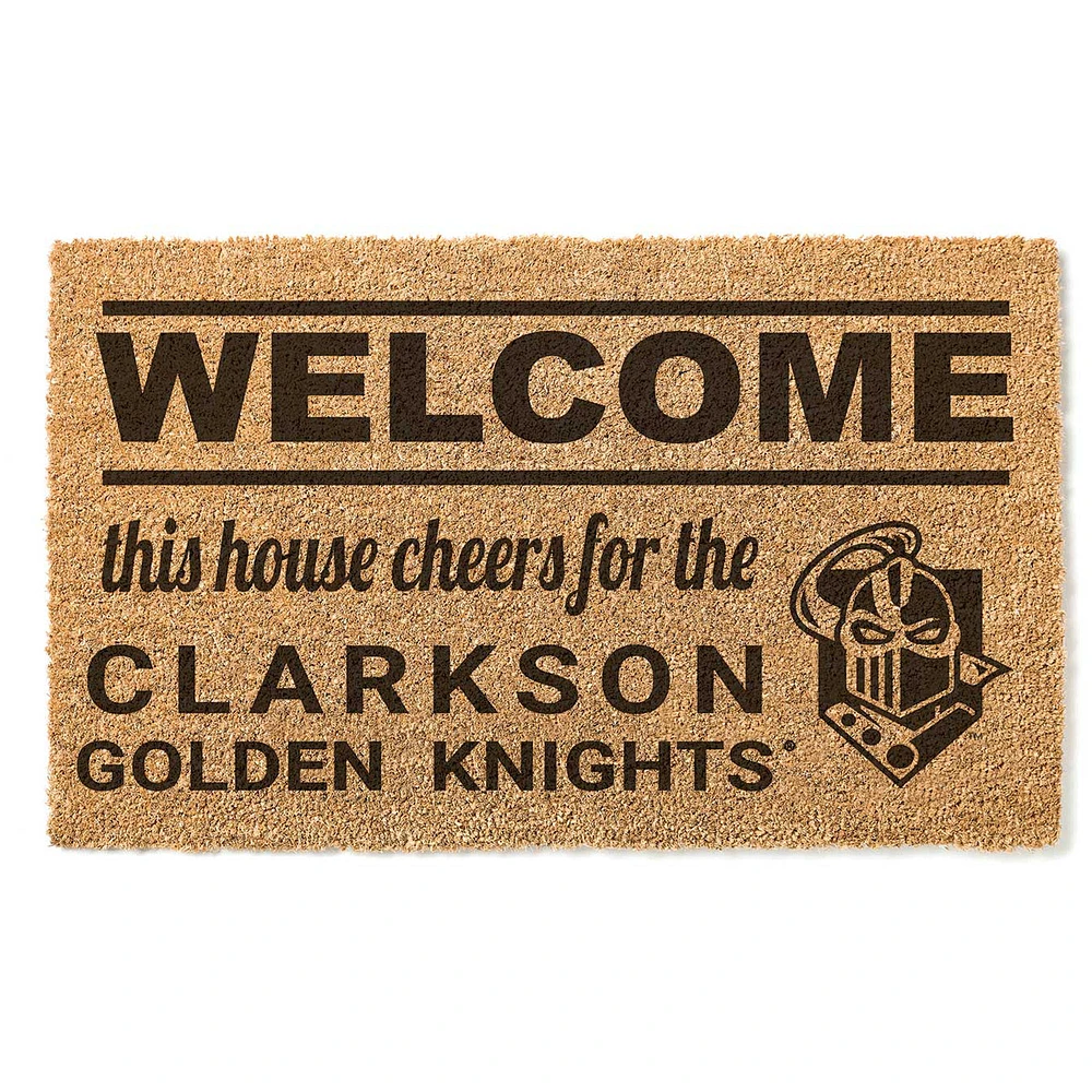 Clarkson Golden Knights 18" x 30" Welcome Doormat