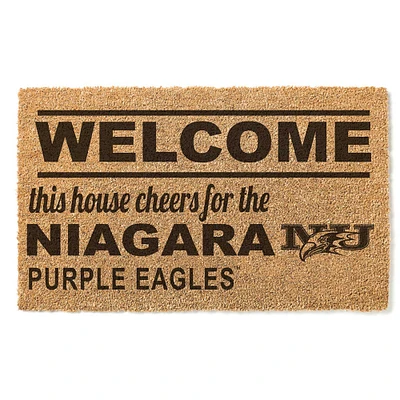 Niagara Purple Eagles 18" x 30" Welcome Doormat
