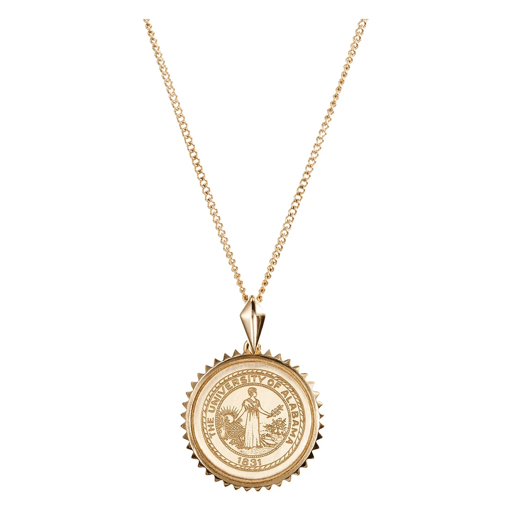 Women's Kyle Cavan Gold Alabama Crimson Tide Sunburst Necklace