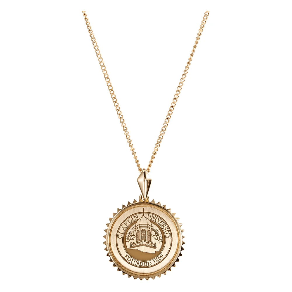 Women's Kyle Cavan Gold Claflin Panthers Sunburst Necklace