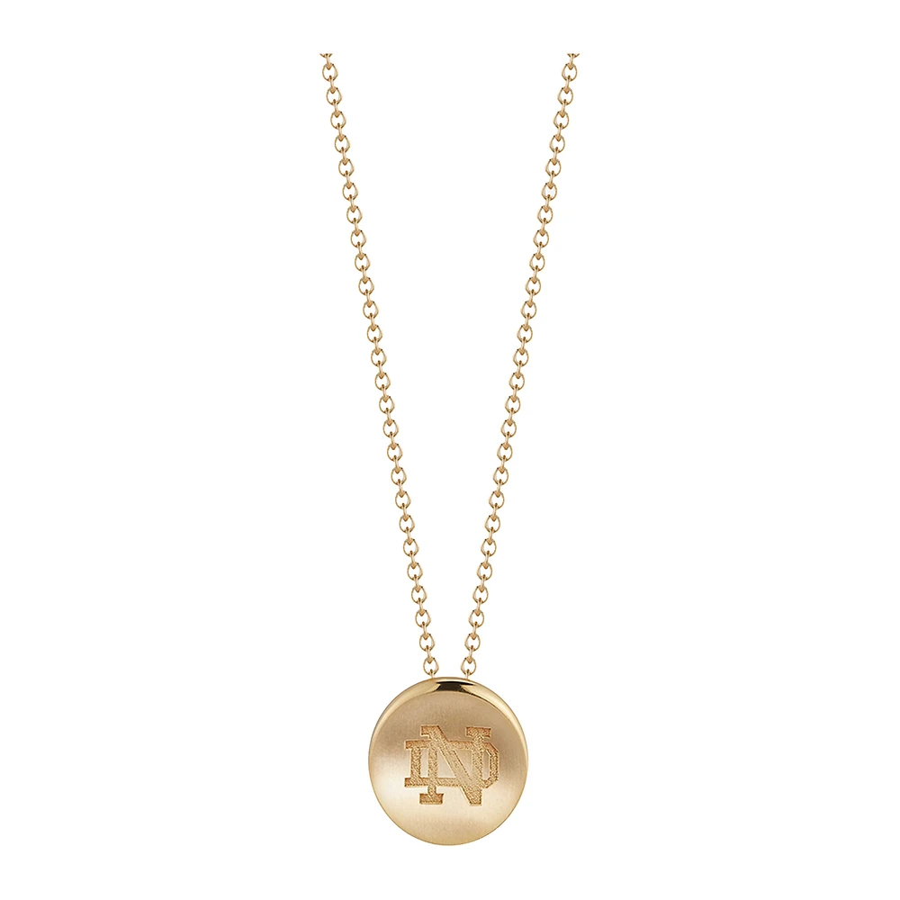Women's Kyle Cavan Gold Notre Dame Fighting Irish Logo Necklace