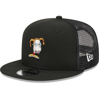 Men's New Era Black The Wild Thornberrys Eliza Thornberry Trucker 9FIFTY Snapback Hat