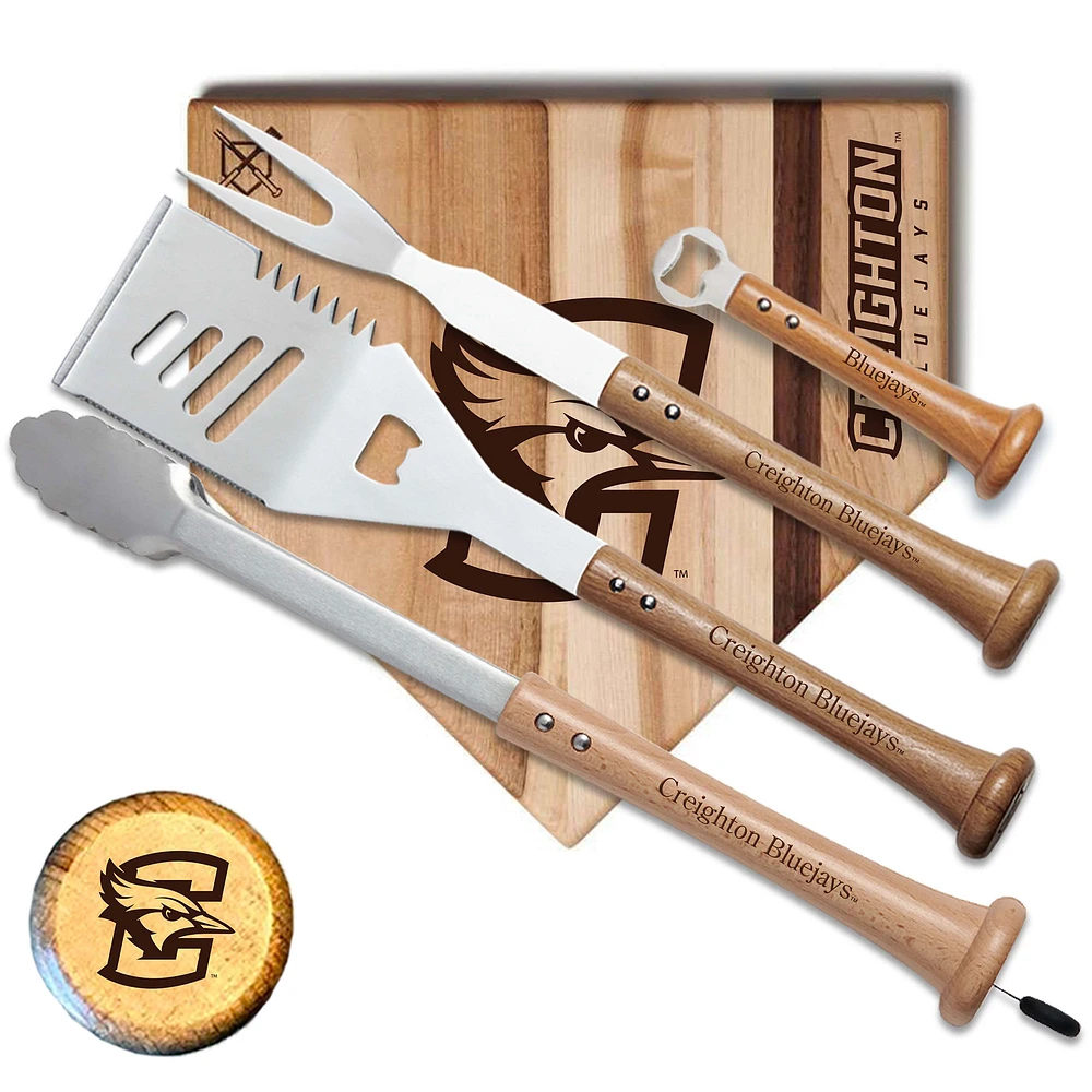 Baseball BBQ Creighton Bluejays 12'' Grand Slam Combo Set