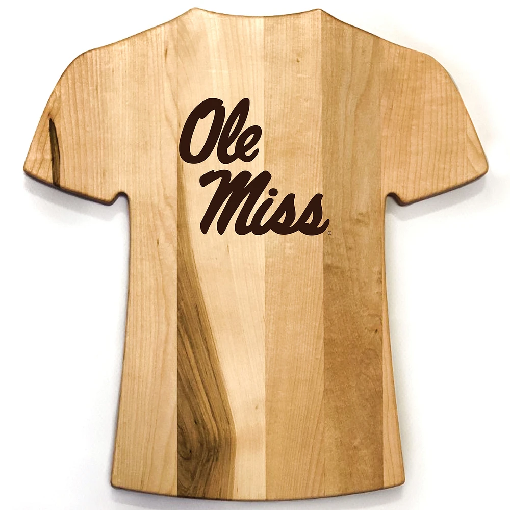 Baseball BBQ Ole Miss Rebels Jersey Style Cutting Board