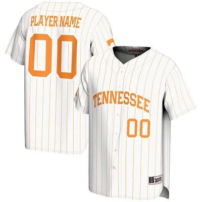 Youth GameDay Greats White Tennessee Volunteers NIL Pick-A-Player Lightweight Baseball Jersey