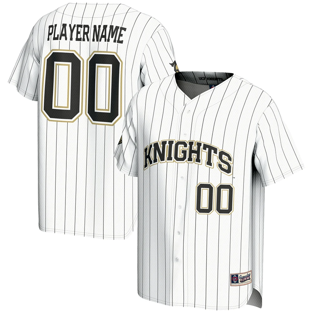 Youth GameDay Greats White UCF Knights NIL Pick-A-Player Lightweight Baseball Jersey