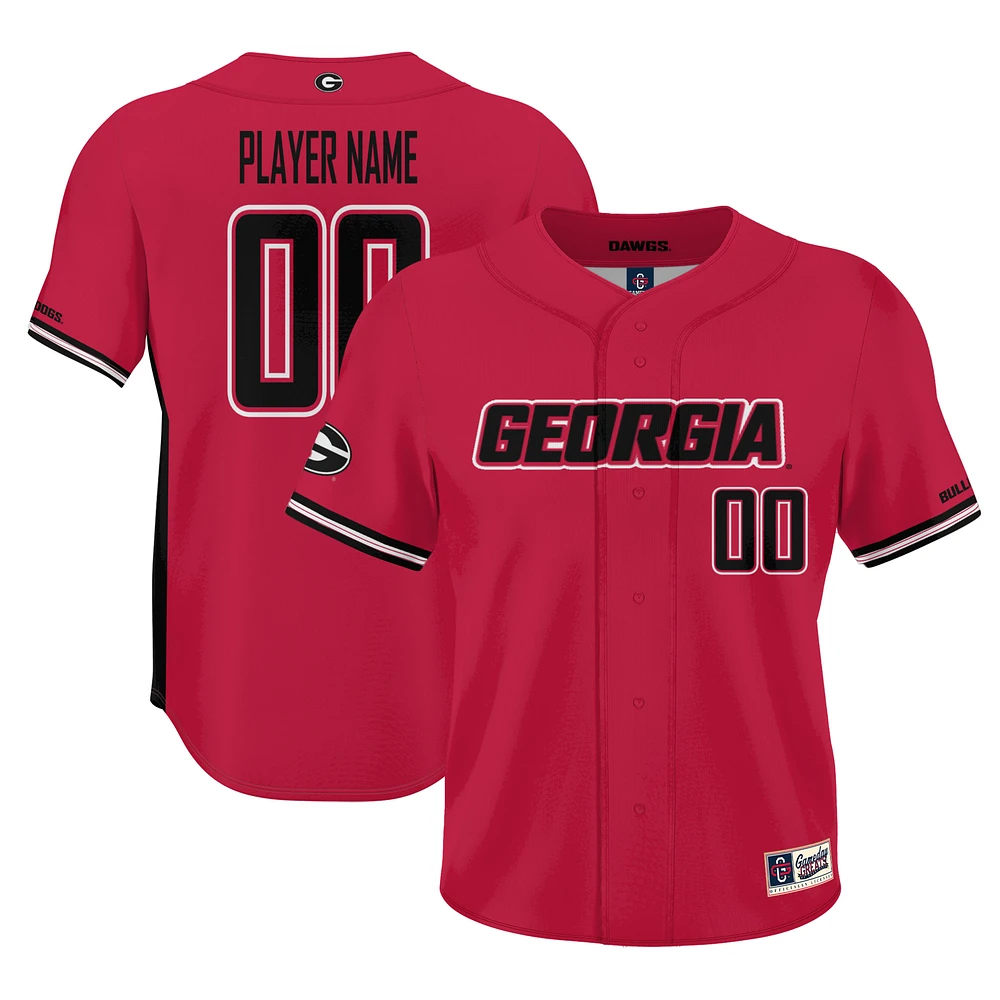 Youth GameDay Greats Georgia Bulldogs NIL Pick-A-Player Lightweight Baseball Jersey