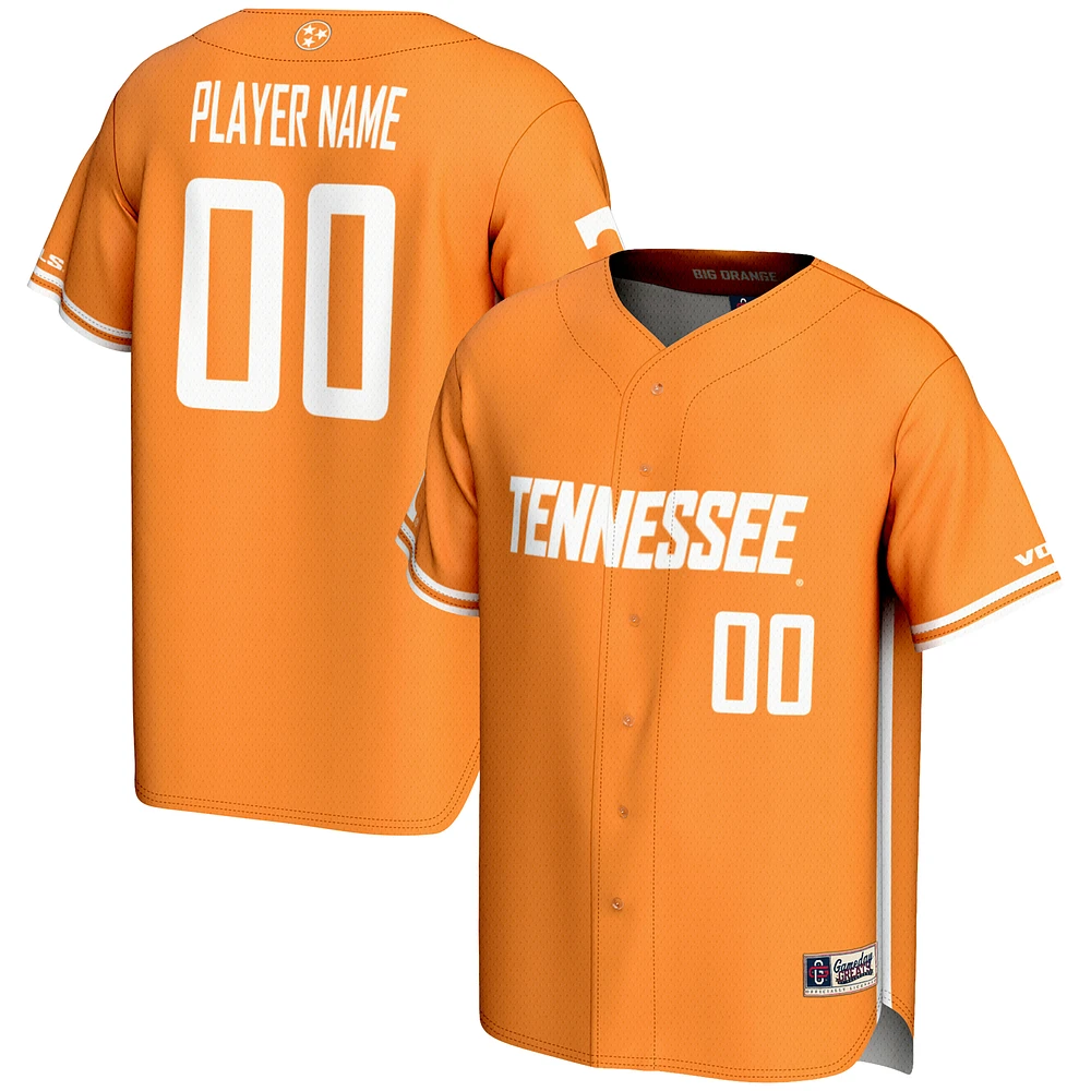 Unisex GameDay Greats Tennessee Orange Volunteers NIL Pick-A-Player Lightweight Baseball Jersey