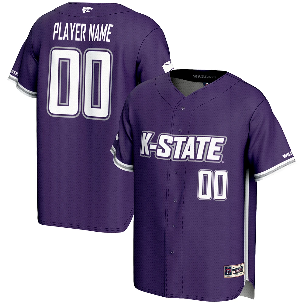 Unisex GameDay Greats Kansas State Wildcats NIL Pick-A-Player Lightweight Baseball Jersey