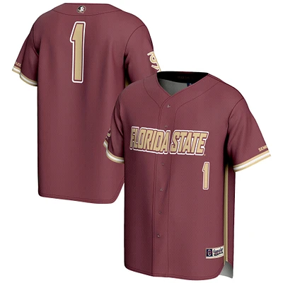 Youth GameDay Greats #1 Garnet Florida State Seminoles Lightweight Baseball Jersey