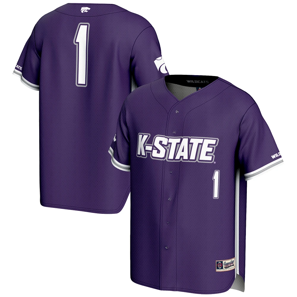 Youth GameDay Greats #1 Kansas State Wildcats Lightweight Baseball Jersey