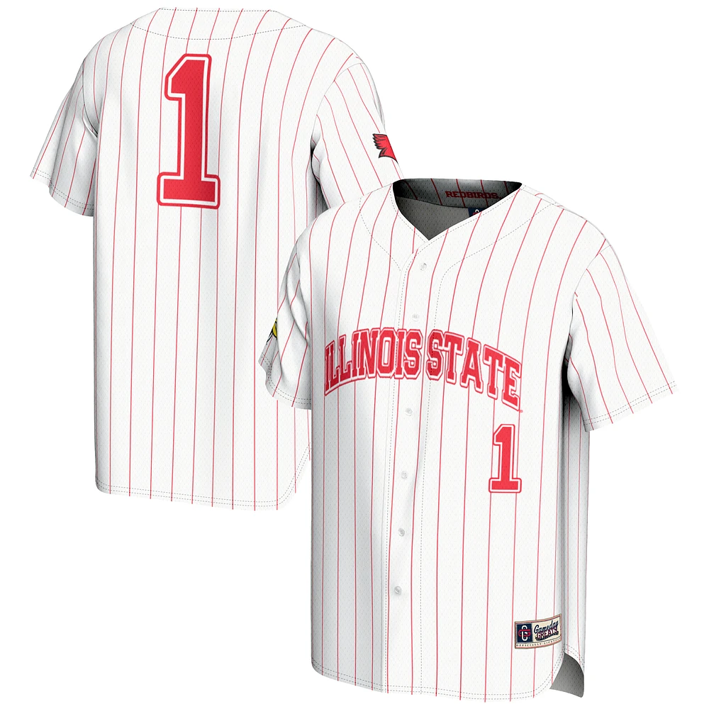 Men's GameDay Greats #1 Illinois State Redbirds Lightweight Baseball Jersey