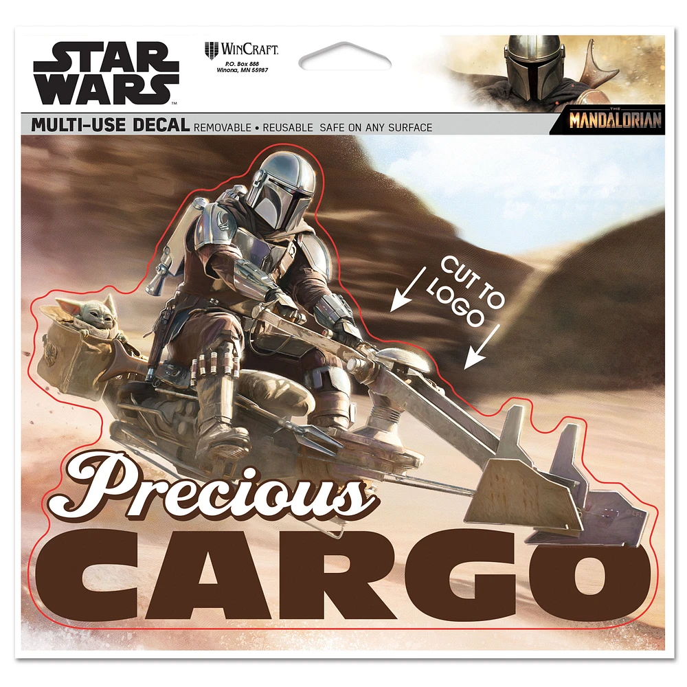 WinCraft The Mandalorian 5" x 6" Multi-Use Decal