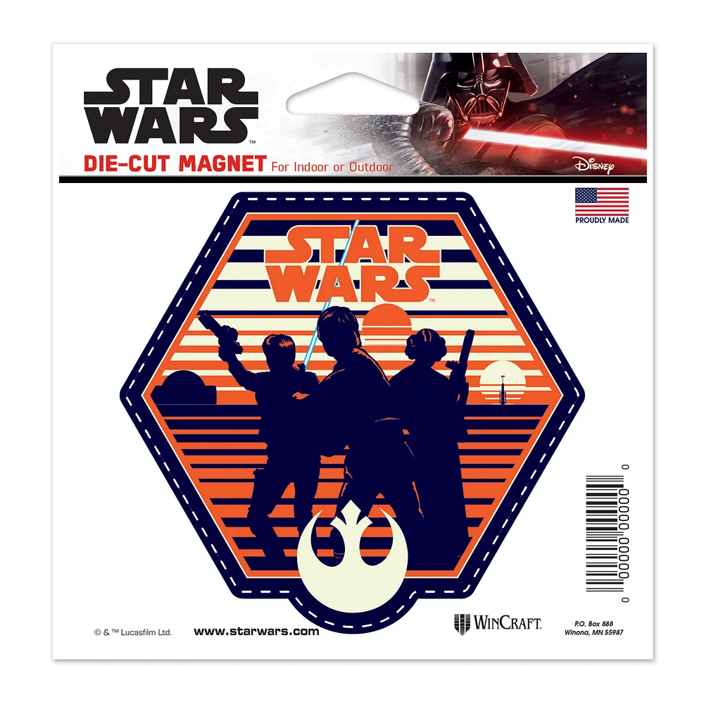 WinCraft Star Wars 5" x 5" Die-Cut Magnet