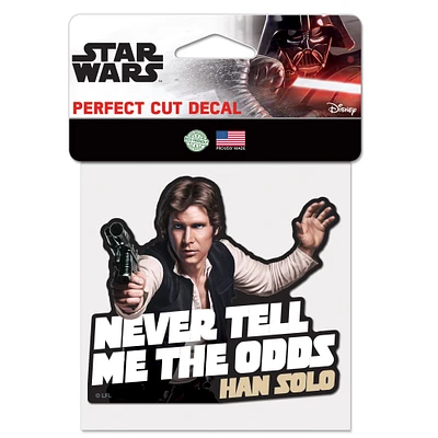 WinCraft Han Solo Star Wars 4" x 4" Perfect Cut Decal
