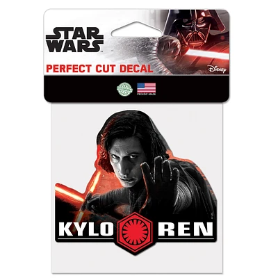 WinCraft Kylo Ren Star Wars 4" x 4" Perfect Cut Decal