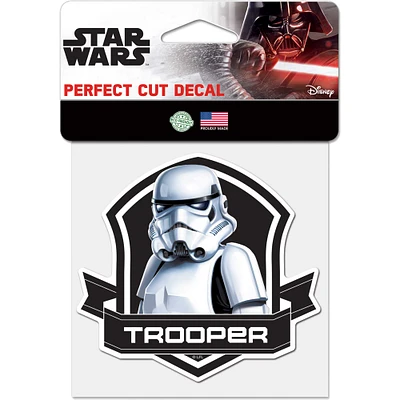 WinCraft Stormtrooper Star Wars 4" x 4" Perfect Cut Decal