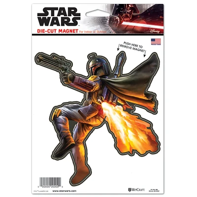 WinCraft Boba Fett Star Wars 6" x 9" Die-Cut Magnet