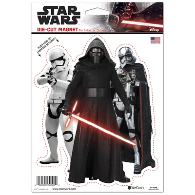 WinCraft Kylo Ren Star Wars 6" x 9" Die-Cut Magnet