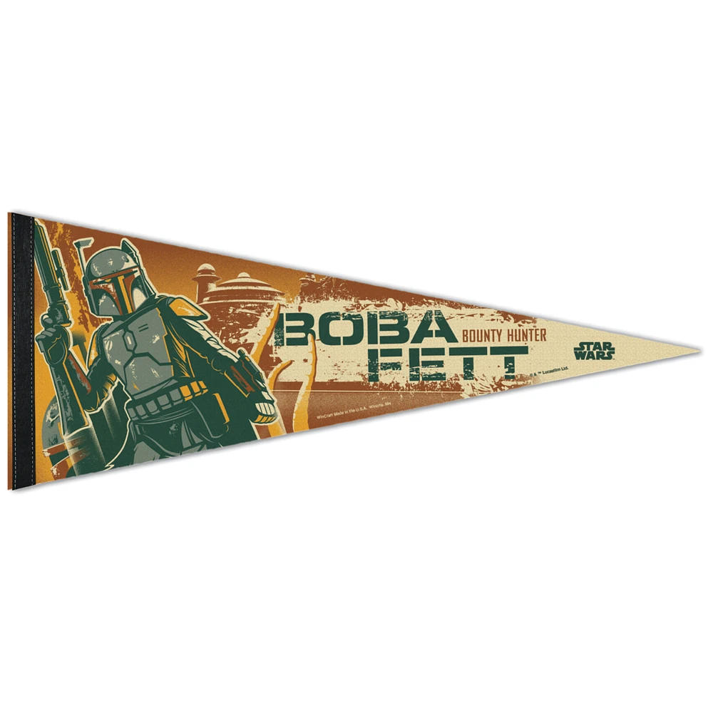 WinCraft Boba Fett Star Wars 12" x 30" Premium Pennant
