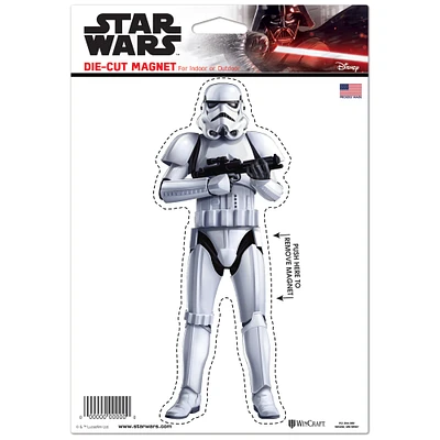 WinCraft Stormtrooper Star Wars 6" x 9" Die-Cut Magnet