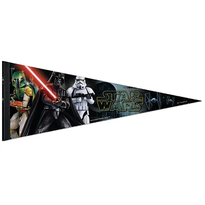 WinCraft Stormtrooper, Boba Fett & Darth Vader Star Wars 12" x 30" Premium Pennant
