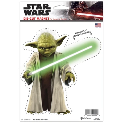 WinCraft Yoda Star Wars 6" x 9" Die-Cut Magnet