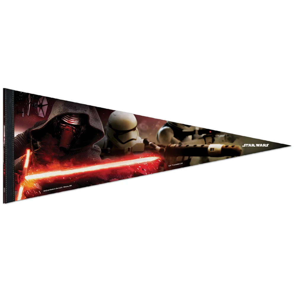 WinCraft Stormtrooper & Kylo Ren Star Wars 12" x 30" Premium Pennant