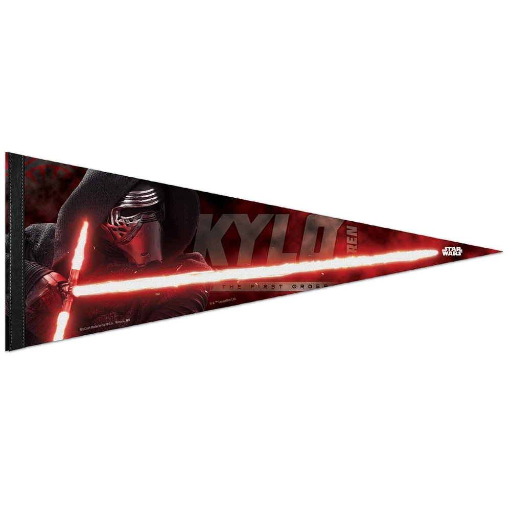 WinCraft Kylo Ren Star Wars 12" x 30" Premium Pennant
