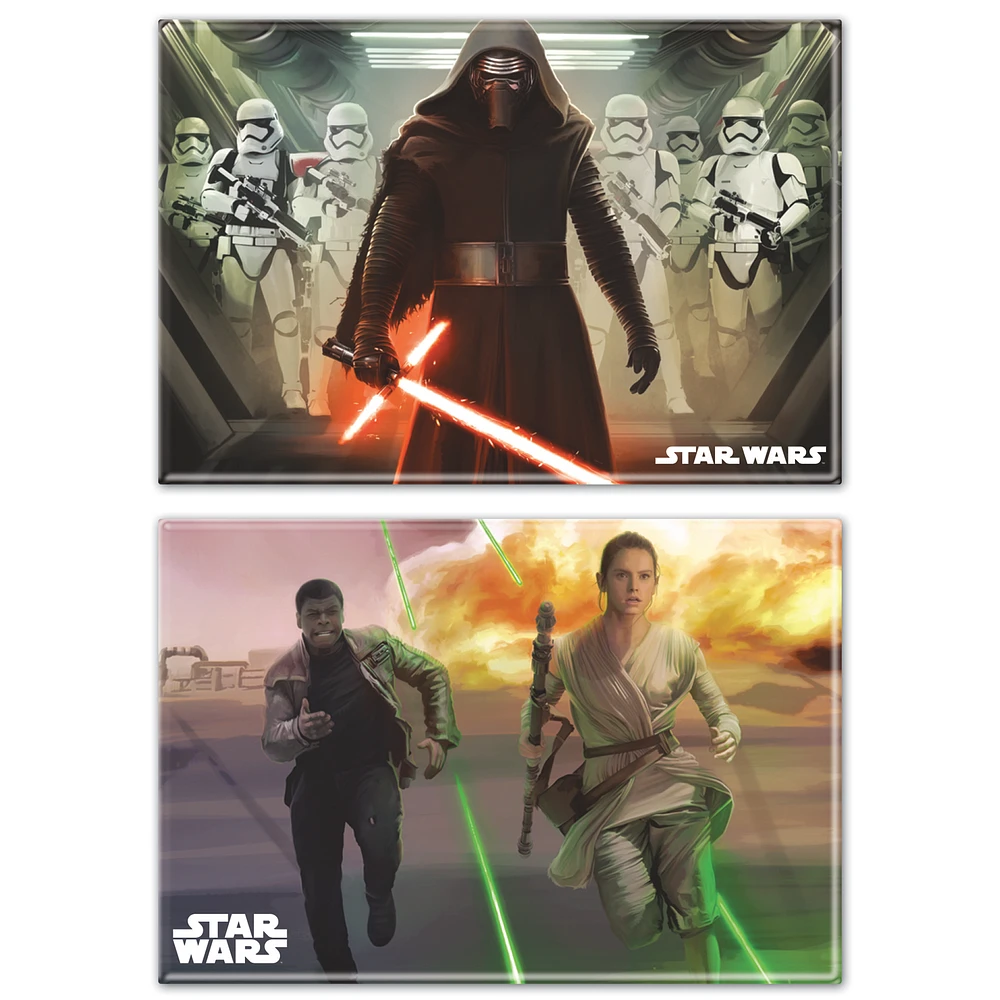 WinCraft Star Wars 2-Pack Metal Fridge Magnet Set