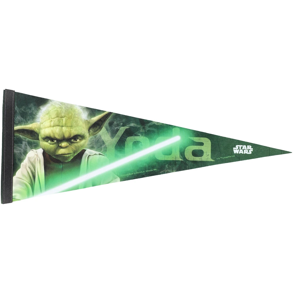 WinCraft Yoda Star Wars 12" x 30" Premium Pennant