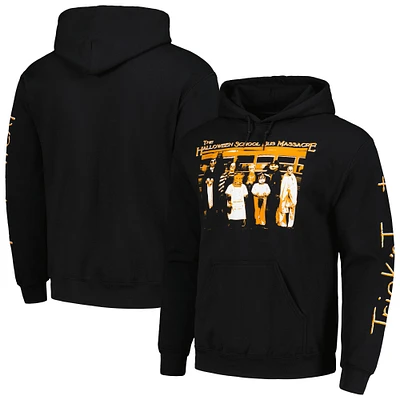 Men's Ripple Junction Black Trick 'r Treat Halloween Bus Pullover Hoodie