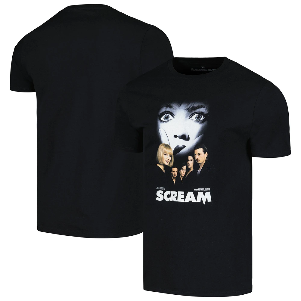 Men's Ripple Junction Black Scream Movie Poster T-Shirt