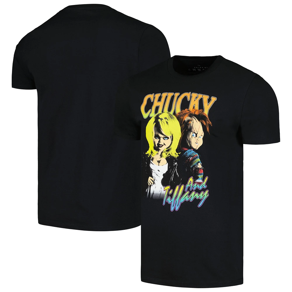 Men's Ripple Junction Black Chucky and Tiffany T-Shirt