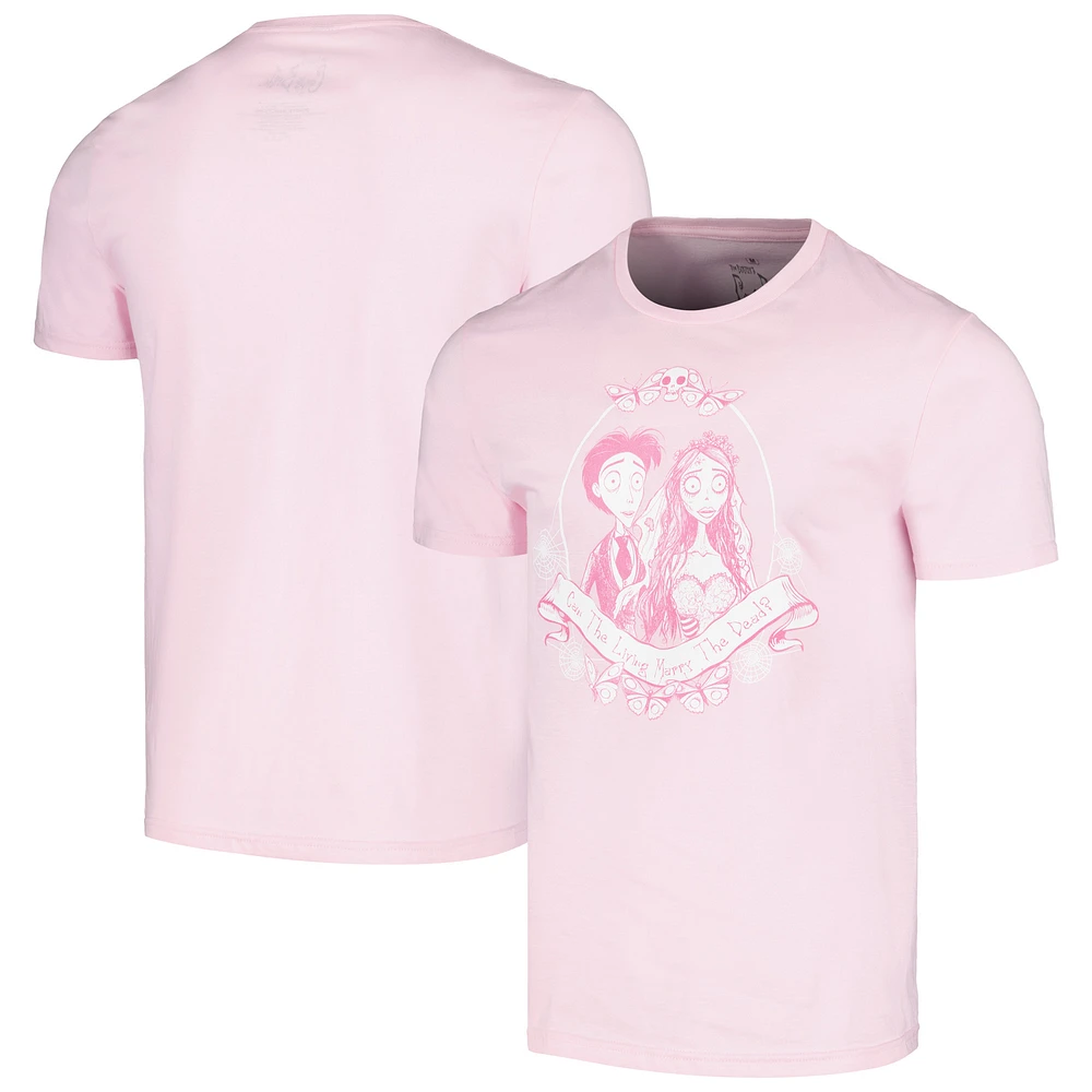 Men's Ripple Junction Light Pink Corpse Bride Wedding Portrait T-Shirt