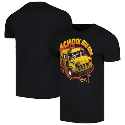 Men's Ripple Junction Black Trick 'r Treat Bus Kids T-Shirt
