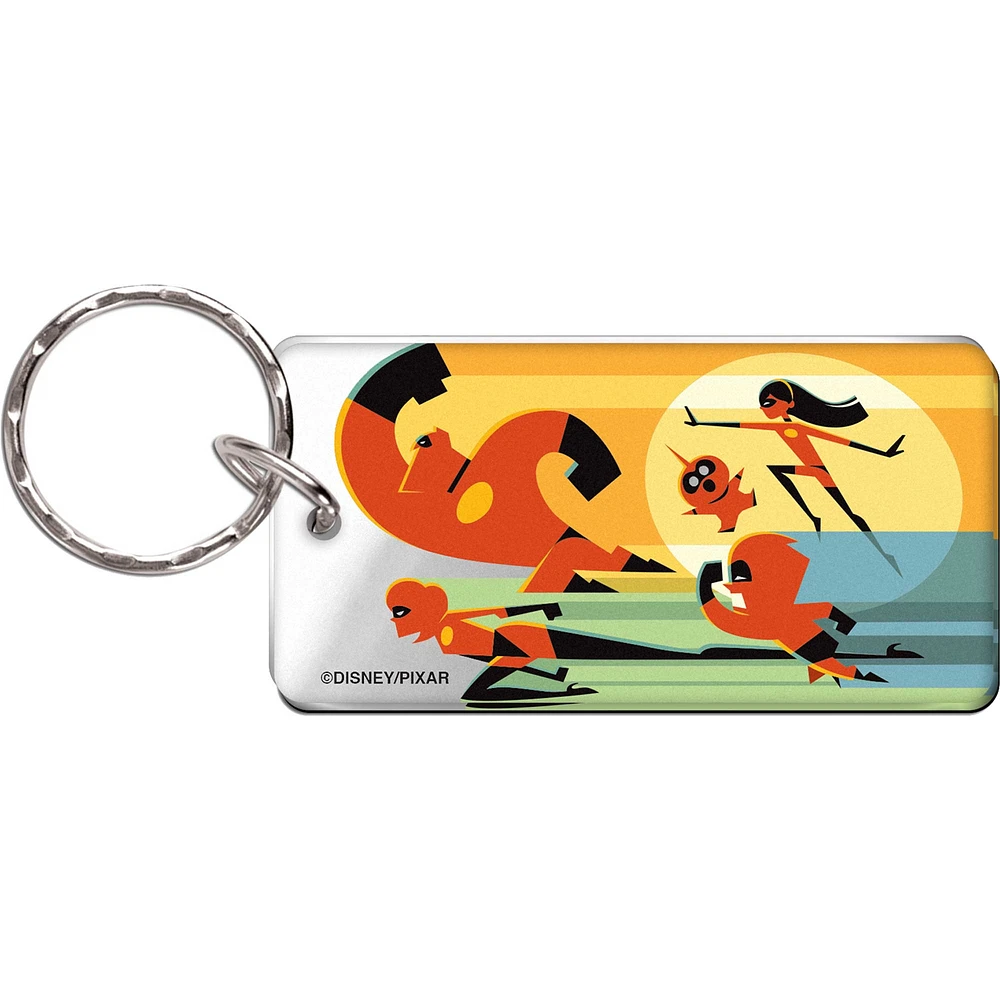 WinCraft The Incredibles Rectangle Acrylic Key Ring