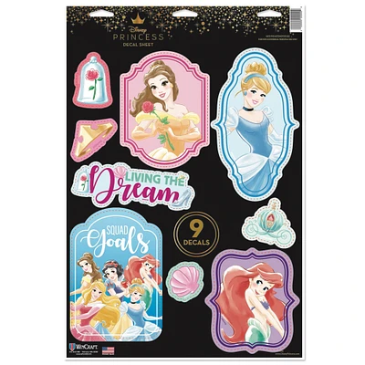 WinCraft Disney Princess 11" x 17" Multi-Use Decal Sheet