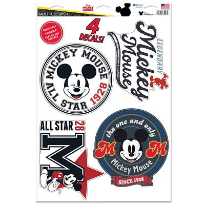 WinCraft Mickey Mouse 11" x 17" Multi-Use Decal Sheet