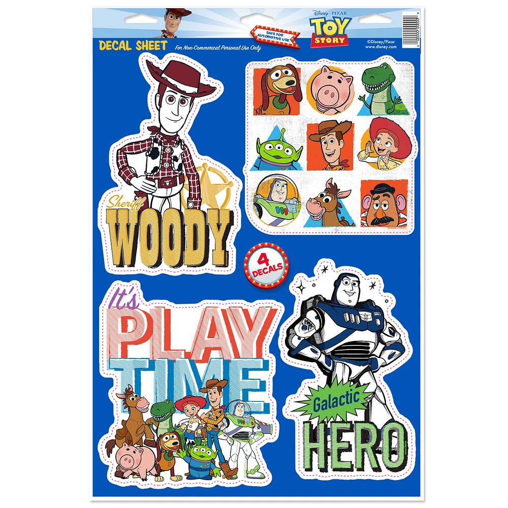 WinCraft Toy Story 11" x 17" Multi-Use Decal Sheet